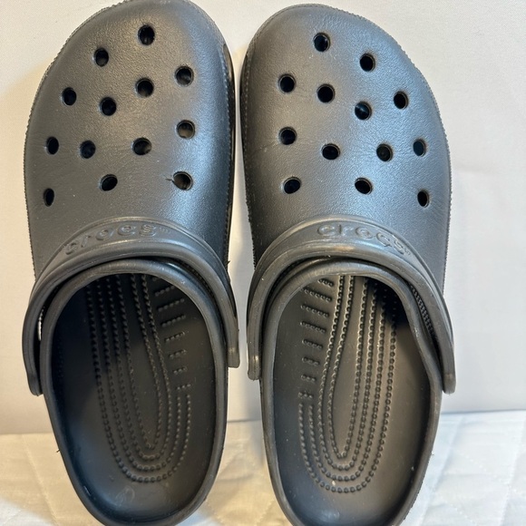 Crocs Baya Unisex Size Men 9 Women 11 Classic Clogs Sandals Shoes Slippers Black main image 6